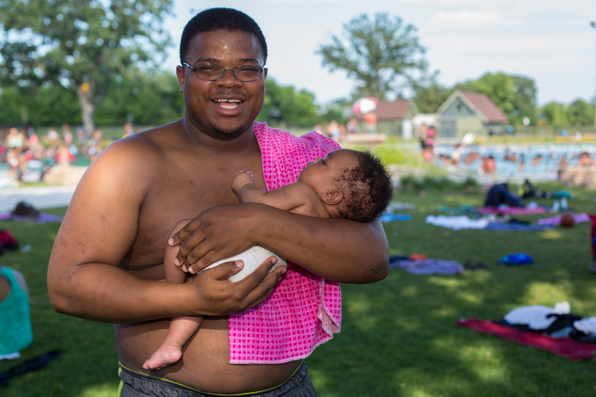 Humans of Minneapolis: Damontay, Webber Natural Swimming Pool