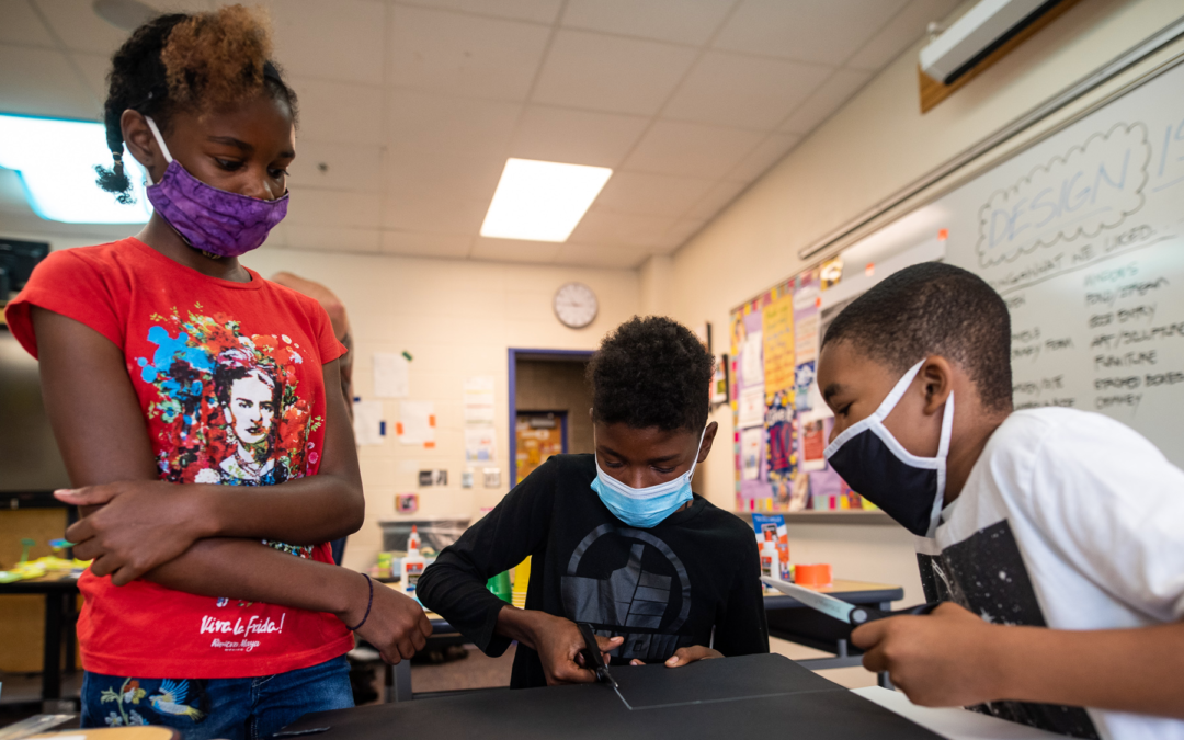 “I am a designer!” Youth at Harrison Park Get Creative at Camp